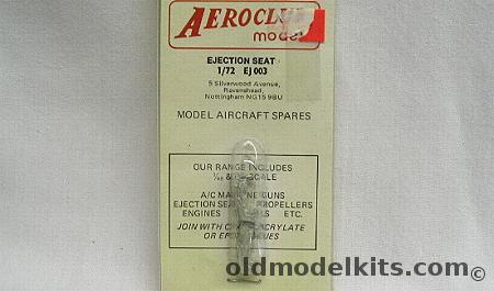 Aeroclub 1/72 Martin Baker Mark 5 Ejection Seats (2) - MK5 F-4 Phantom (early) / F8 Crusader / Demon F3H / FJ-4 Fury / CF-105 / Sabre / F-84 / T-33 / F4D Skyray / A6 Intruder, EJ003 plastic model kit